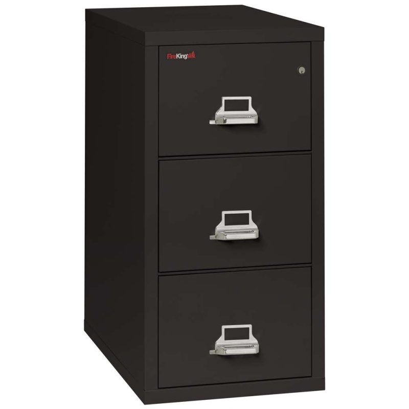 FireKing 3-1831-C Three Drawer Letter 31" D Fire File Cabinet - Image 2