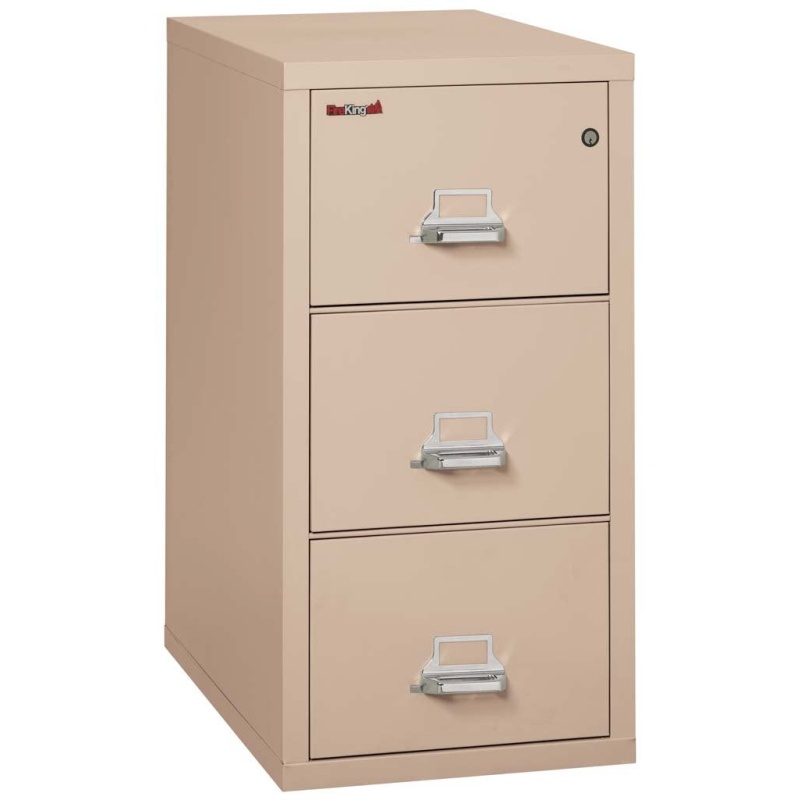 FireKing 3-1831-C Three Drawer Letter 31" D Fire File Cabinet - Image 6