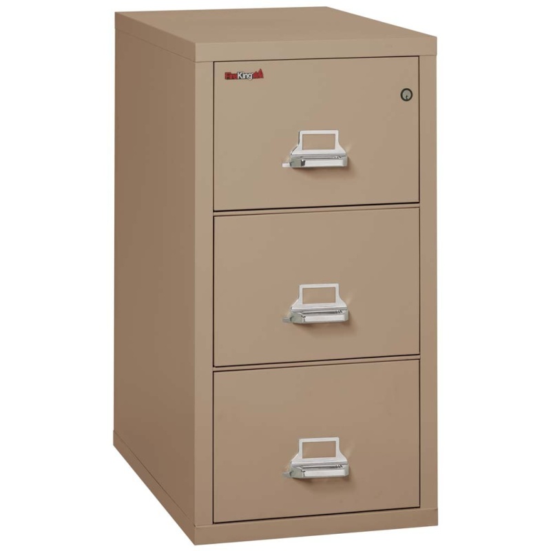 FireKing 3-1831-C Three Drawer Letter 31" D Fire File Cabinet - Image 9