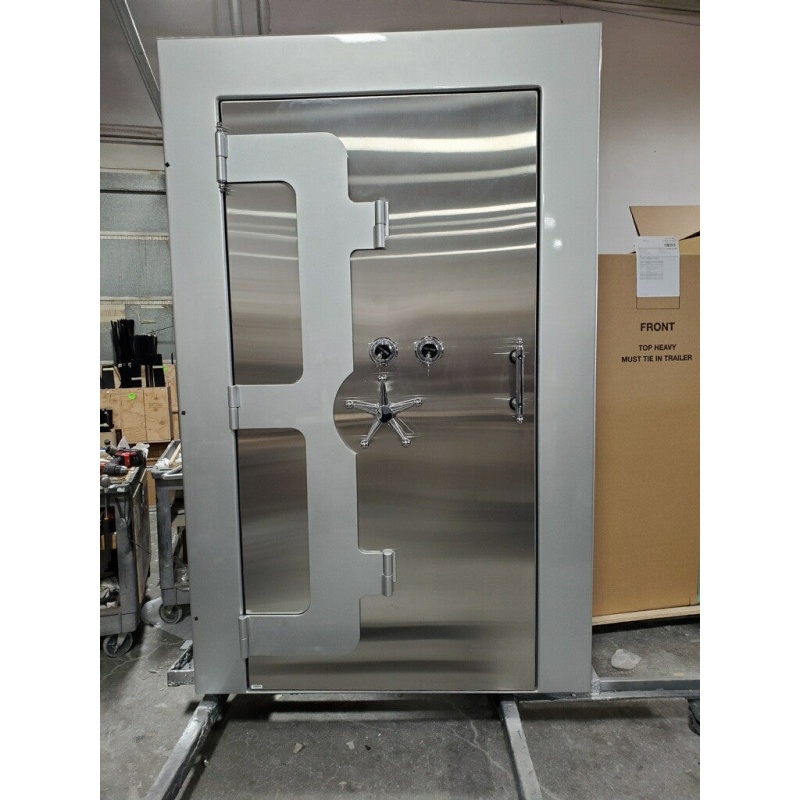 Fort Knox Executive 8248 Outswing Vault Door in Stainless Steel with Crane Hinge