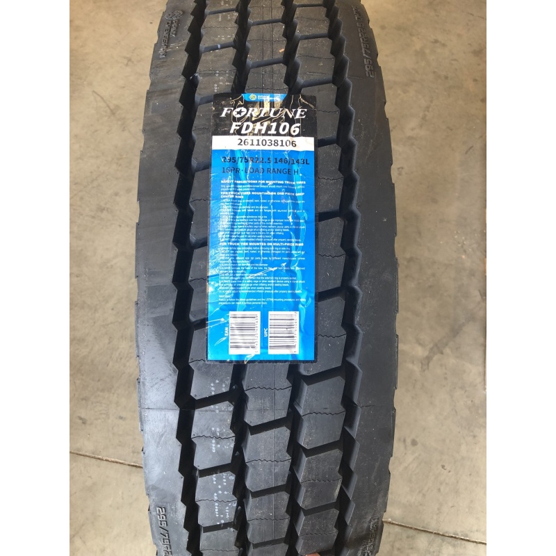 Tire 295/75R22.5 FDH106 Fortune Drive Closed Shoulder 16 Ply 146/143 L - Image 3