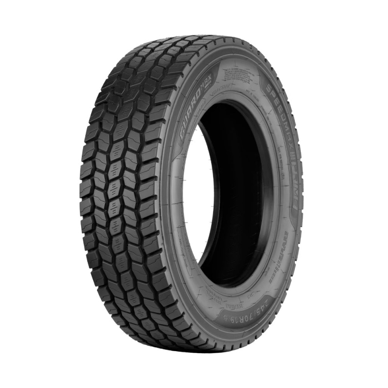 Set of 4 Tires 245/70R19.5 SpeedMax Prime Guardmax-DR QA02-OS Drive Open Shoulder 14 Ply L 133/131