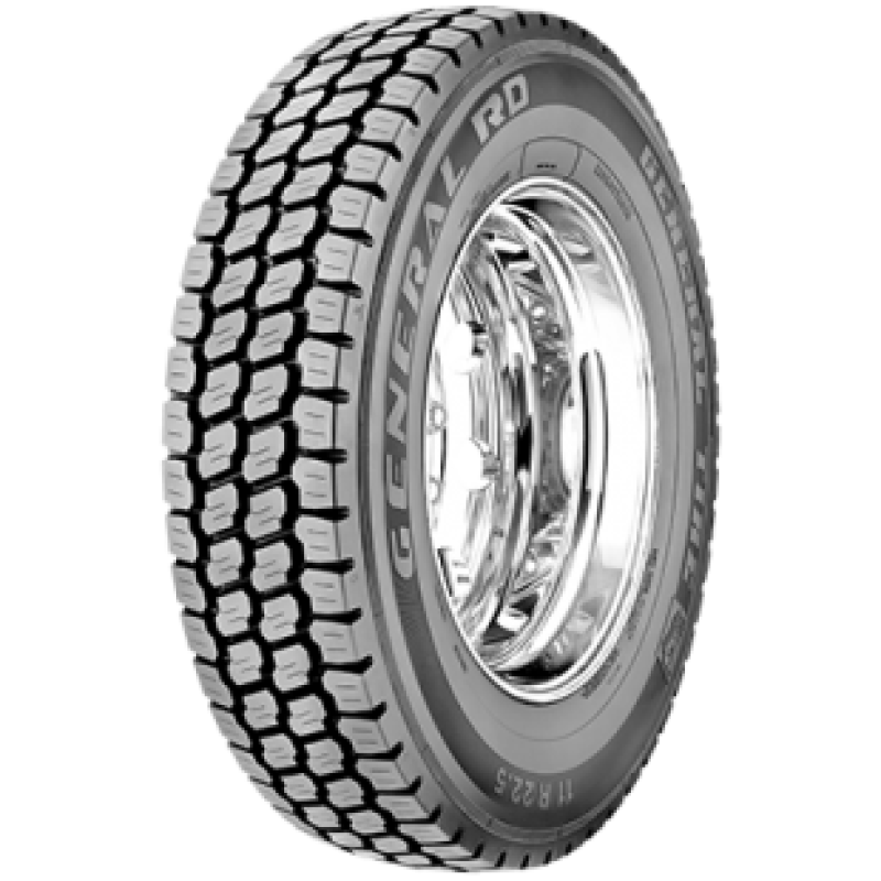 Tire 11R22.5 General Tire General RD Drive Open Shoulder 16 Ply Commercial Truck