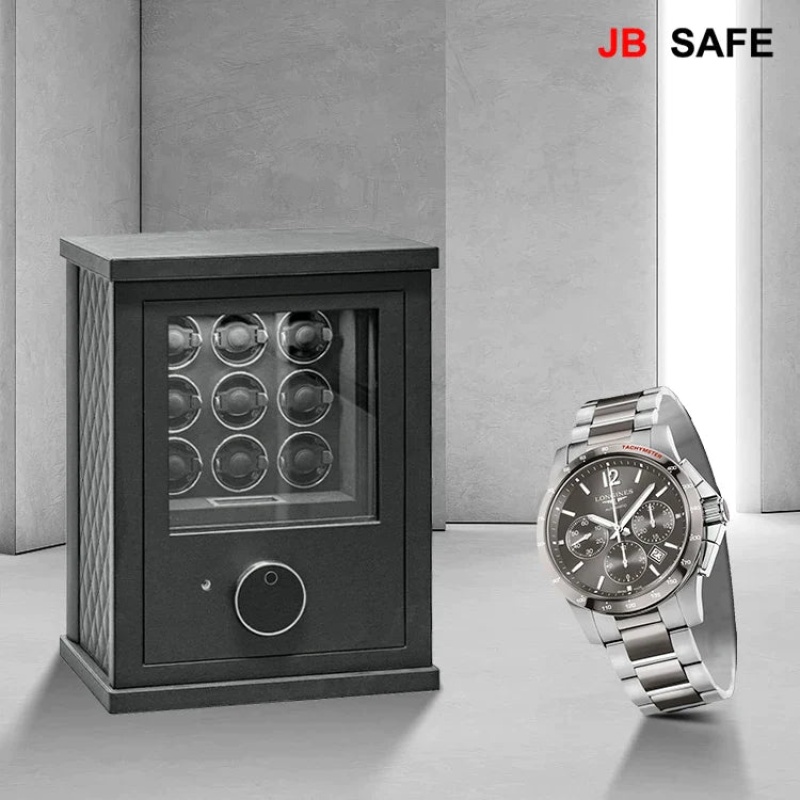 JB Watch Winder & Jewelry Safe 3 Jewelry Drawers & 6 Watch Winders - Image 4