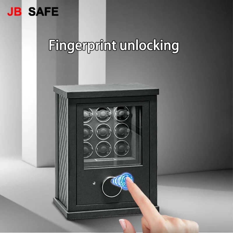 JB Watch Winder & Jewelry Safe 1 Jewelry Drawer & 12 Watch Winders - Image 7