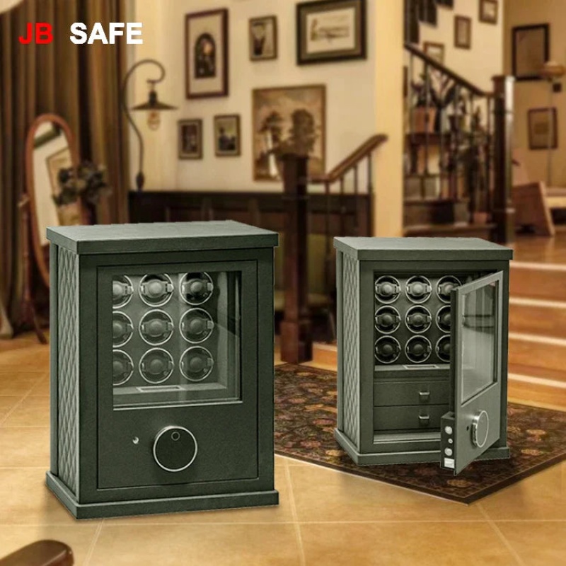 JB Watch Winder & Jewelry Safe 3 Jewelry Drawers & 6 Watch Winders - Image 8