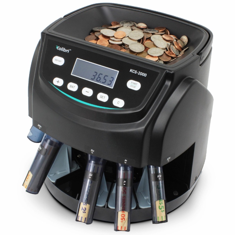 Kolibri KCS-2000 Coin Counter and Sorter