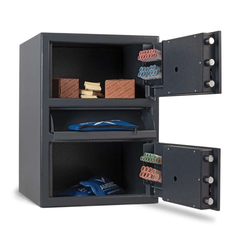 AMSEC MM2820CTR-Drop-ESLAudit Center Drop Double Door Deposit Safe with ESLAudit Lock - Image 2