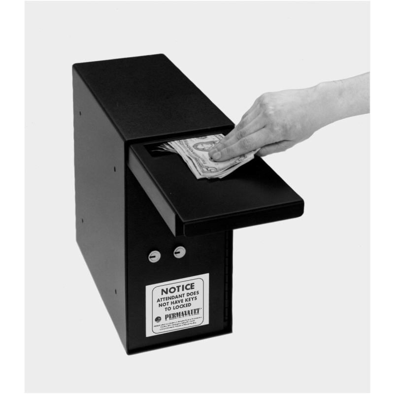 Perma-Vault PRO-1050-K Under Counter Drop Box with Single Key Lock