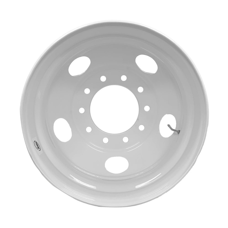 Set of 2 Truck Wheel 22.5x8.25 Steel White SpeedMax 10x285mm Hub Pilot Offset 168mm - Image 3