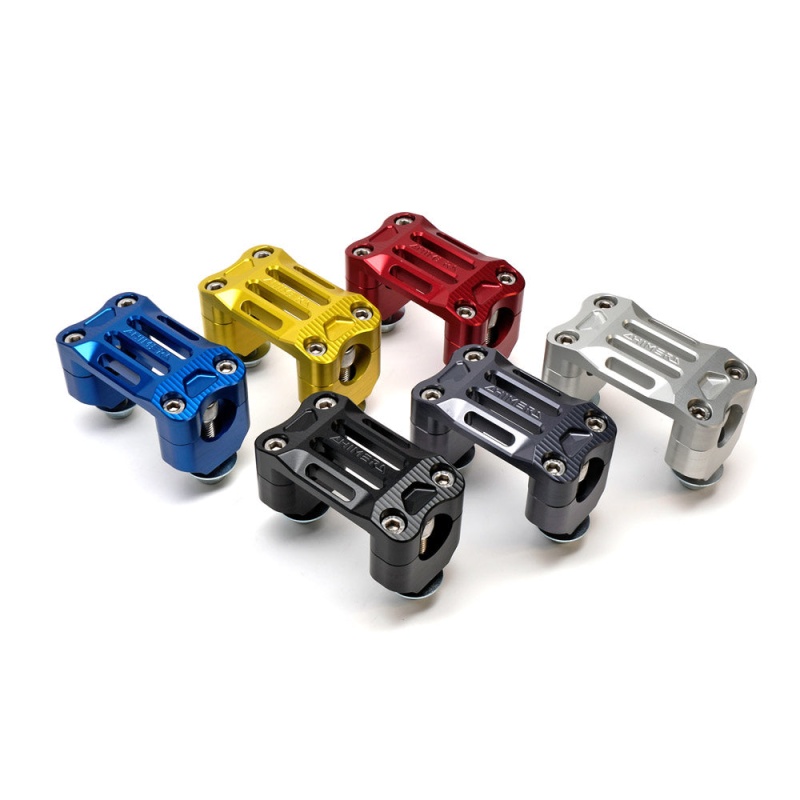 Chimera Engineering Complete Billet Handlebar Riser Clamp 1 1/8" - Honda Grom Monkey Trail 125