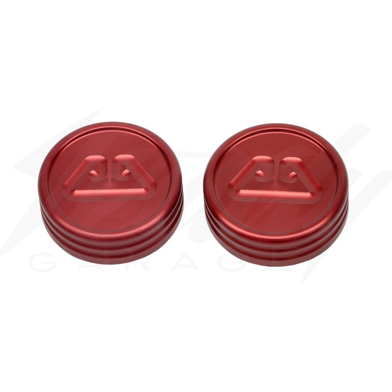 CHIMERA ENGINEERING BUTTON FRONT FORK COVER CAPS - CFMOTO PAPIO CL, PAPIO SS 126 (ALL YEARS) - Image 9