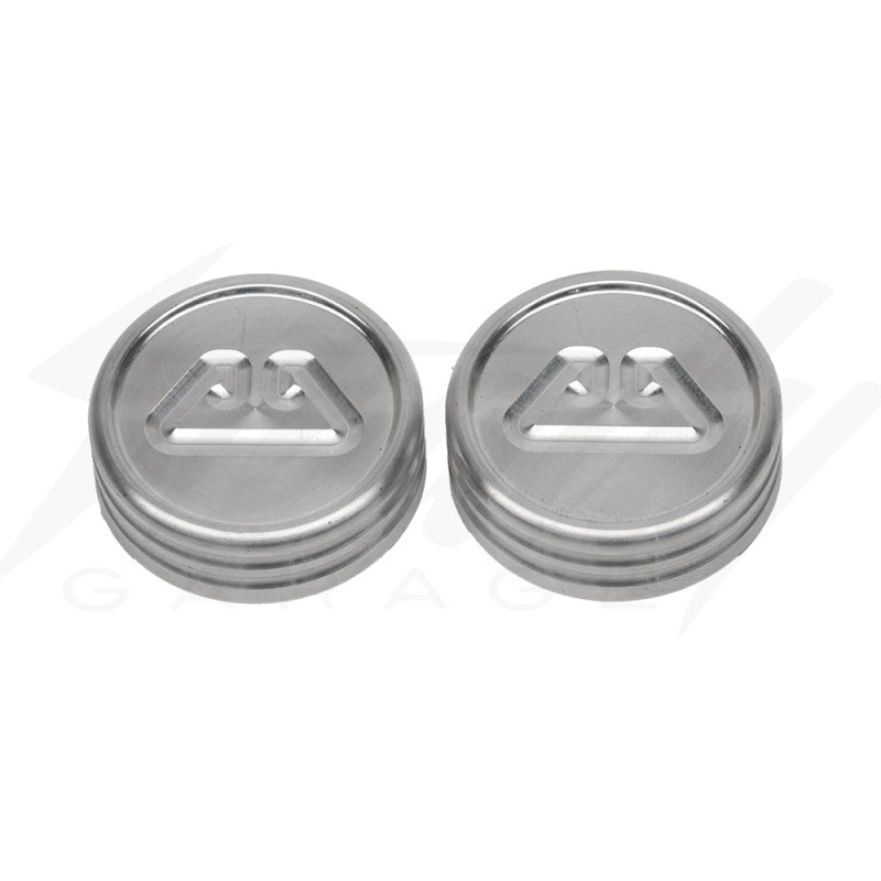 CHIMERA ENGINEERING BUTTON FRONT FORK COVER CAPS - CFMOTO PAPIO CL, PAPIO SS 126 (ALL YEARS) - Image 5