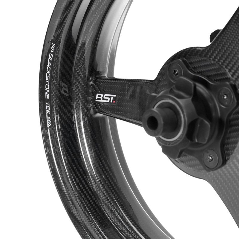 BST CARBON FIBER GROM RIM ONLY - WIDE REAR 4.0 x 12 (WHITE LOGO) - Image 2