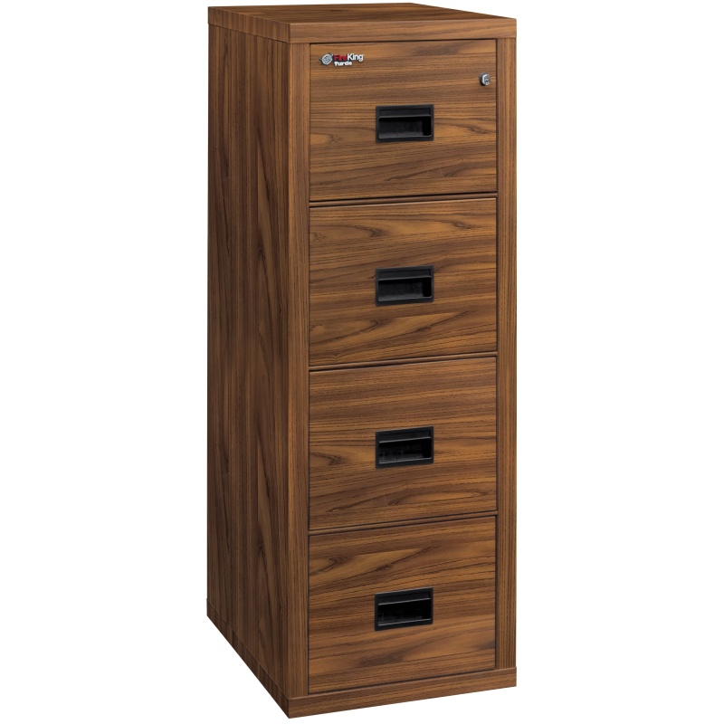 FireKing 4R1822-C Premium Designer Four Drawer Turtle Vertical 22" D Fire File Cabinet - Image 3