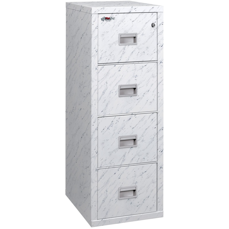 FireKing 4R1822-C Premium Designer Four Drawer Turtle Vertical 22" D Fire File Cabinet