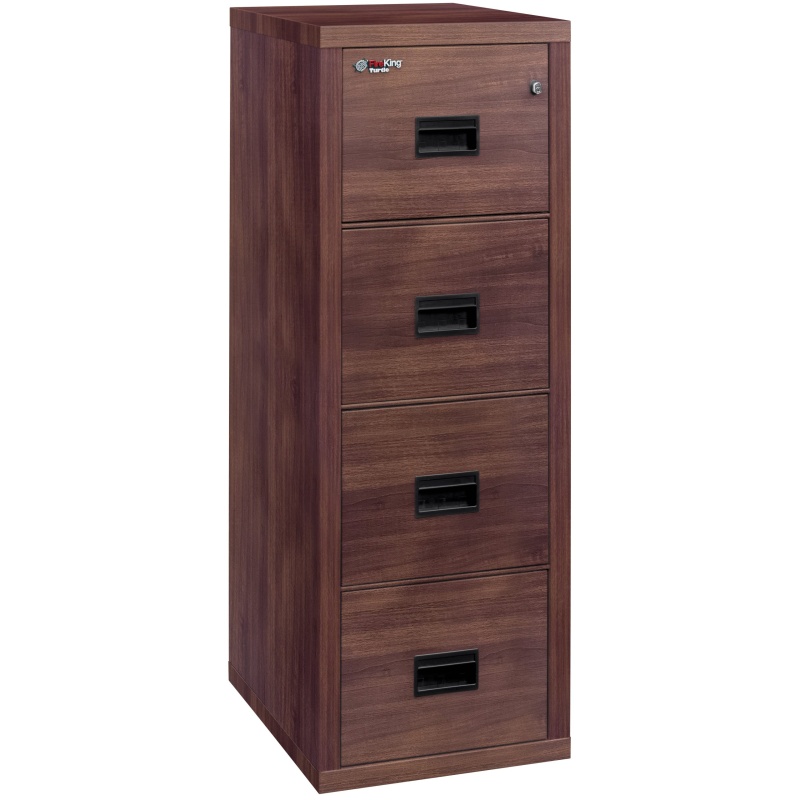 FireKing 4R1822-C Premium Designer Four Drawer Turtle Vertical 22" D Fire File Cabinet - Image 4