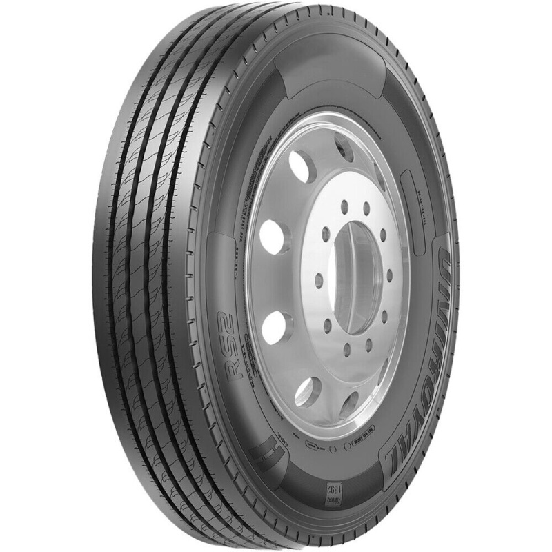 Set of 8 Tires 11R22.5 Uniroyal RS2 Steer All Position 16 Ply Load H 146/143 L - Image 2