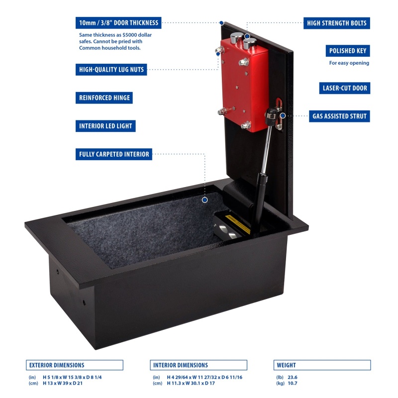 Viking VS-15FL Mechanical Floor Safe - Image 4