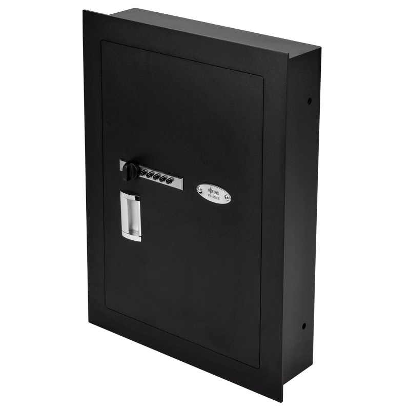 Viking VS-52SX Mechanical Hidden Wall Safe with Simplex Lock Black