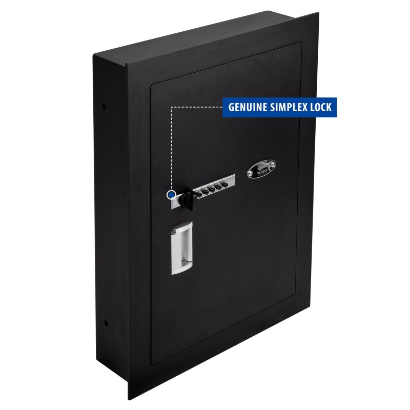 Viking VS-52SX Mechanical Hidden Wall Safe with Simplex Lock Black - Image 3