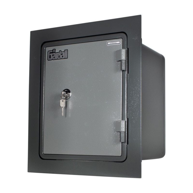 Gardall WMS129-G-K Fireproof Wall Safe (with flange) with Key Lock