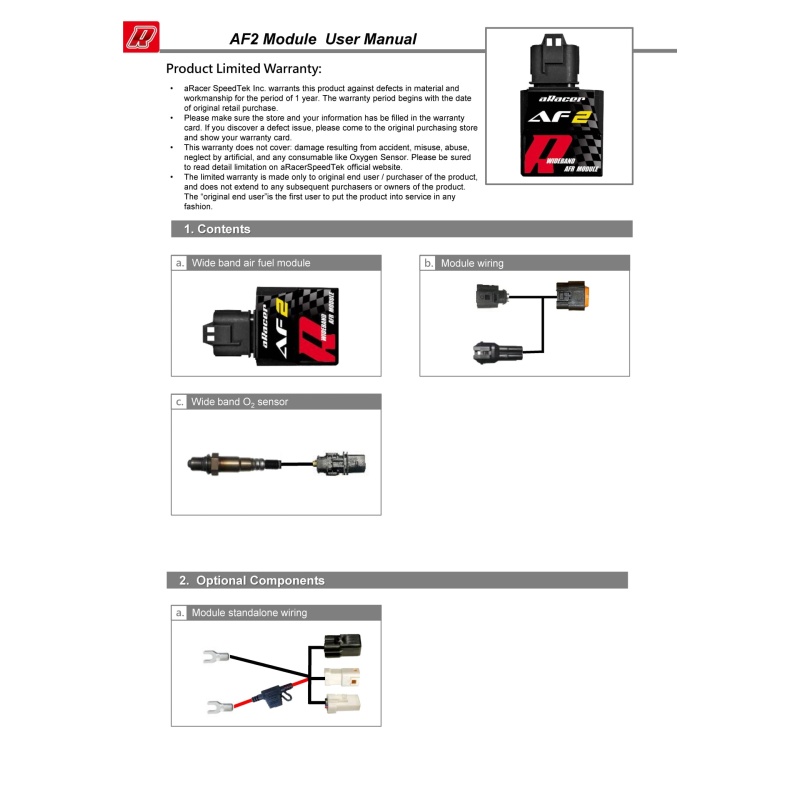 Aracer AF2 Professional Wideband AFR Module LSU 4.9 O2 - Image 3