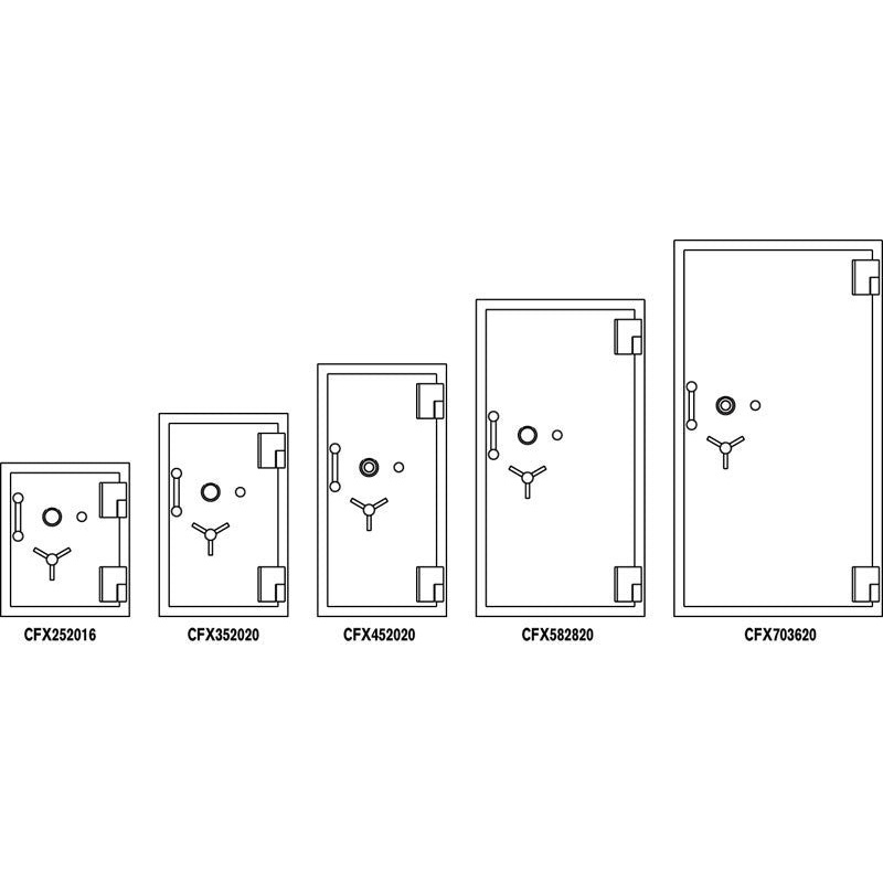 AMSEC CFX252016 AMVAULTx6 High Security Burglar Fire Safe - Image 2
