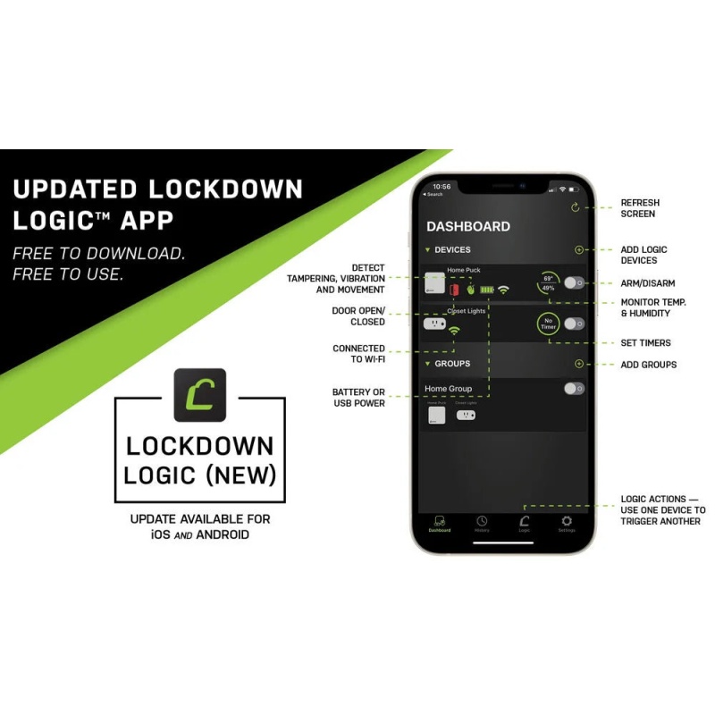 Lockdown The Puck WiFi Safe Monitor & Alarm System 1099416 - Image 12