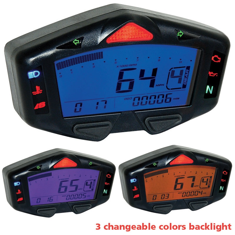 KOSO DB-03R Mini Digital Speedometer Gauge Kit Honda Grom 125 (2014-2020) - Image 2