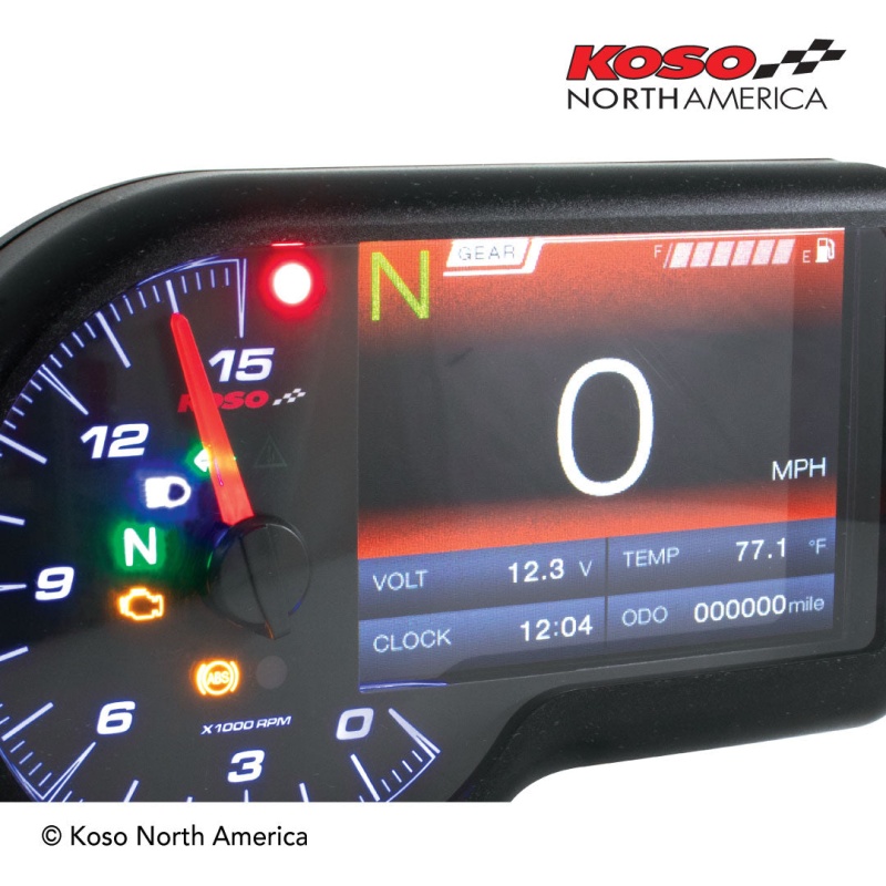 Koso RX-3 TFT Multi-Function Meter for Honda Grom (2014-2020), Monkey 125 (2018-2021) - Image 9