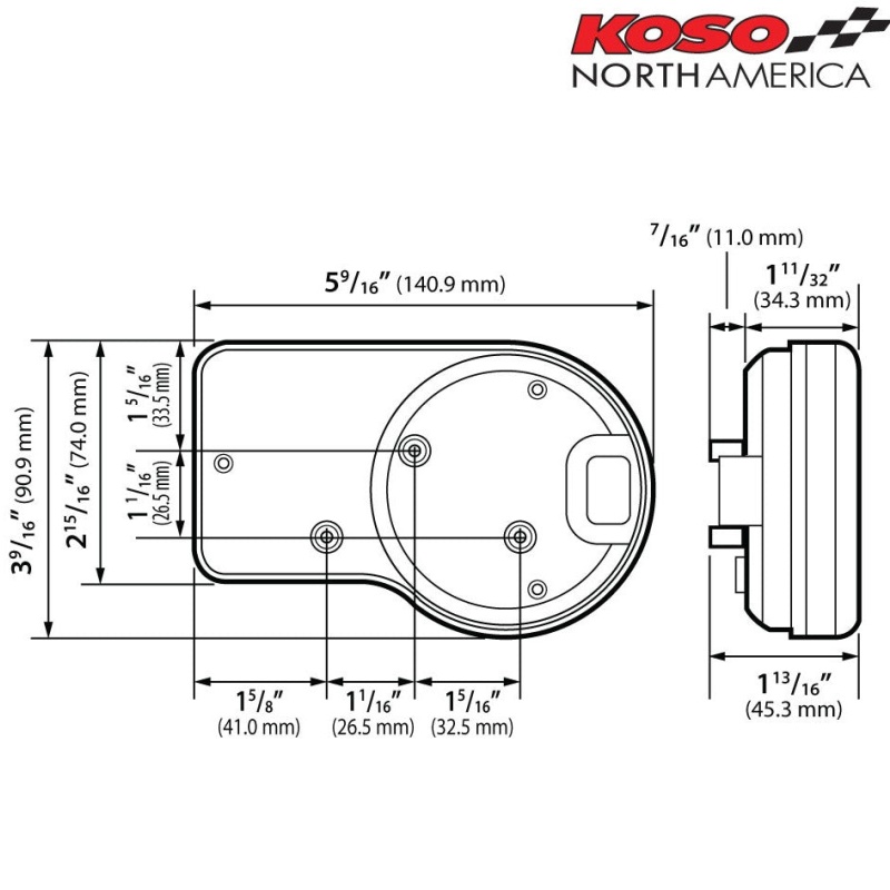 KOSO RX-3 TFT MULTI-FUNCTION METER GAUGE - UNIVERSAL FITMENT - Image 5