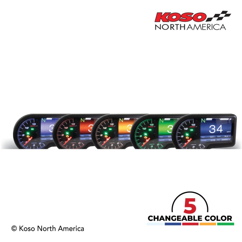 Koso RX-3 TFT Multi-Function Meter for Honda Grom (2014-2020), Monkey 125 (2018-2021) - Image 7