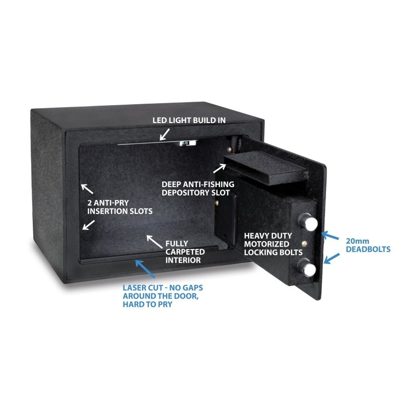 Viking VS-25DBLX Small Depository Biometric Safe - Image 8