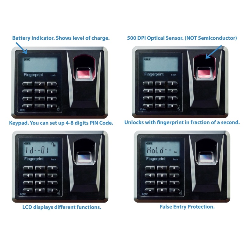 Viking VS-38BLX Extra Wide Laptop Biometric Safe - Image 3