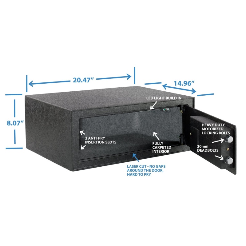 Viking VS-38BLX Extra Wide Laptop Biometric Safe - Image 5