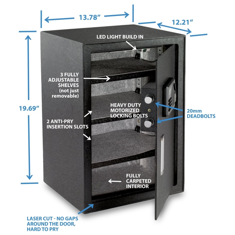 Viking VS-50BLX Large Biometric Safe - Image 6