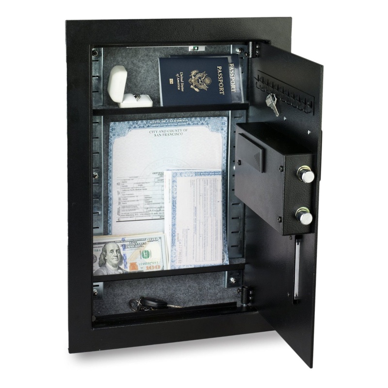 Viking VS-52BLR Biometric Fingerprint Hidden Wall Safe (VS-52BL) - Image 13