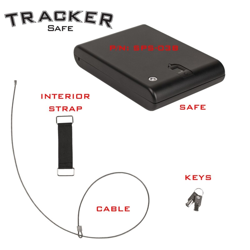 Tracker SPS-03B Small Pistol Safe with Biometric Lock - Image 6