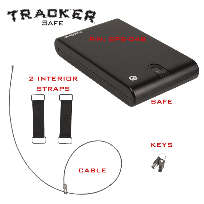 Tracker SPS-04B Small Pistol Safe with Biometric Lock - Image 4