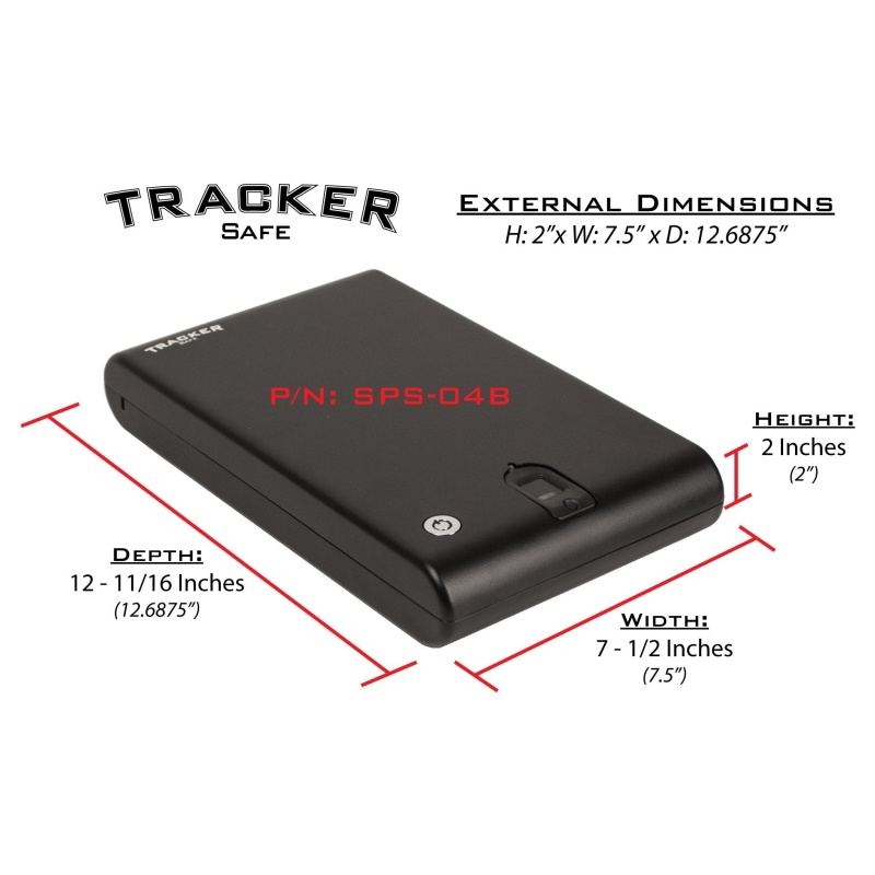 Tracker SPS-04B Small Pistol Safe with Biometric Lock - Image 6