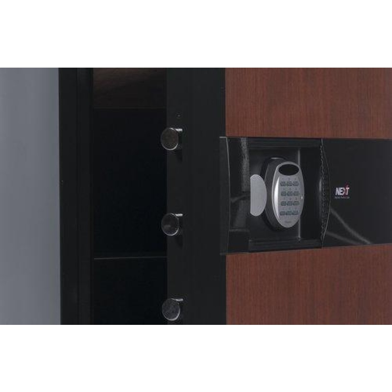 Phoenix DPS6500 Luxury Safe with Cherry Laminate Exterior Front - Image 7