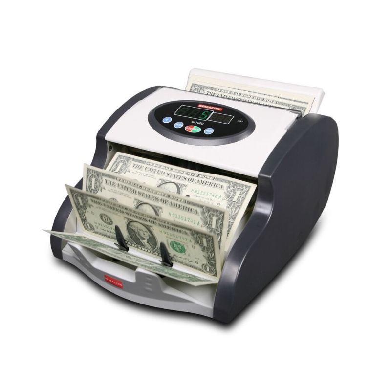 Semacon S-1000 Mini Table Top Compact Currency Counter S1000