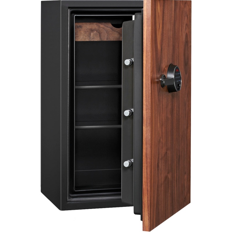 Phoenix DBAUM 800 Luxury Safe with Genuine Walnut Exterior Door Front - Image 3