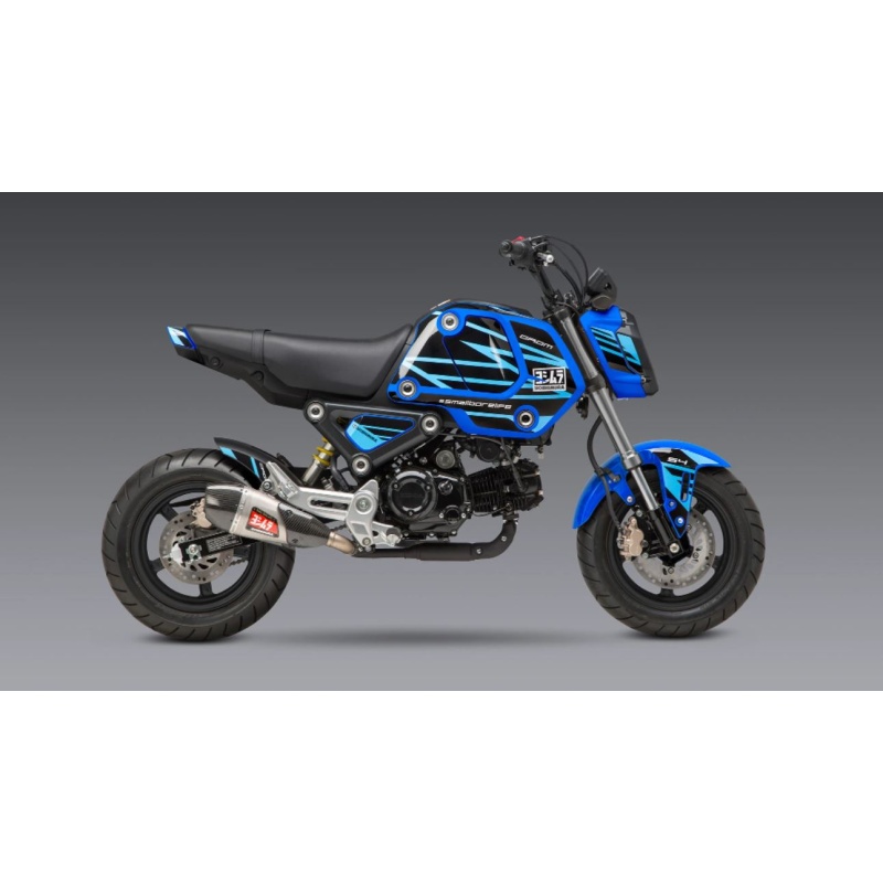 Yoshimura 2022 Honda Grom Graphics Kit "EDGE" BLUE - Image 3