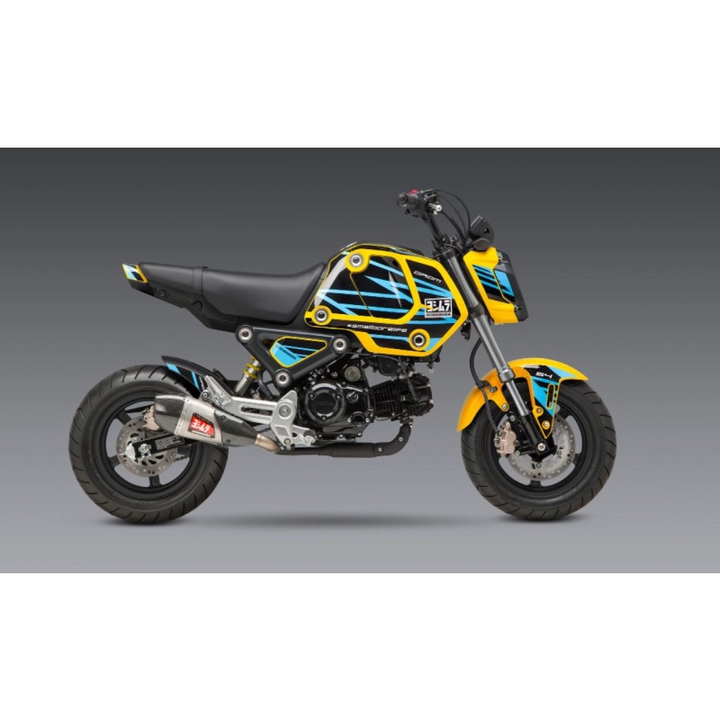 Yoshimura 2022 Honda Grom Graphics Kit "EDGE" BLUE - Image 4