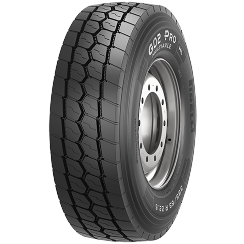 Set of 4 Tires 385/65R22.5 Pirelli G02PRO All Position 20 Ply K 164 Commercial Truck