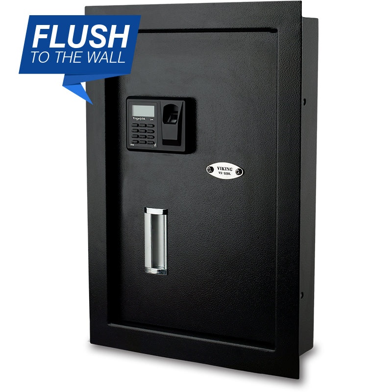 Viking VS-52BLR Biometric Fingerprint Hidden Wall Safe (VS-52BL) - Image 9