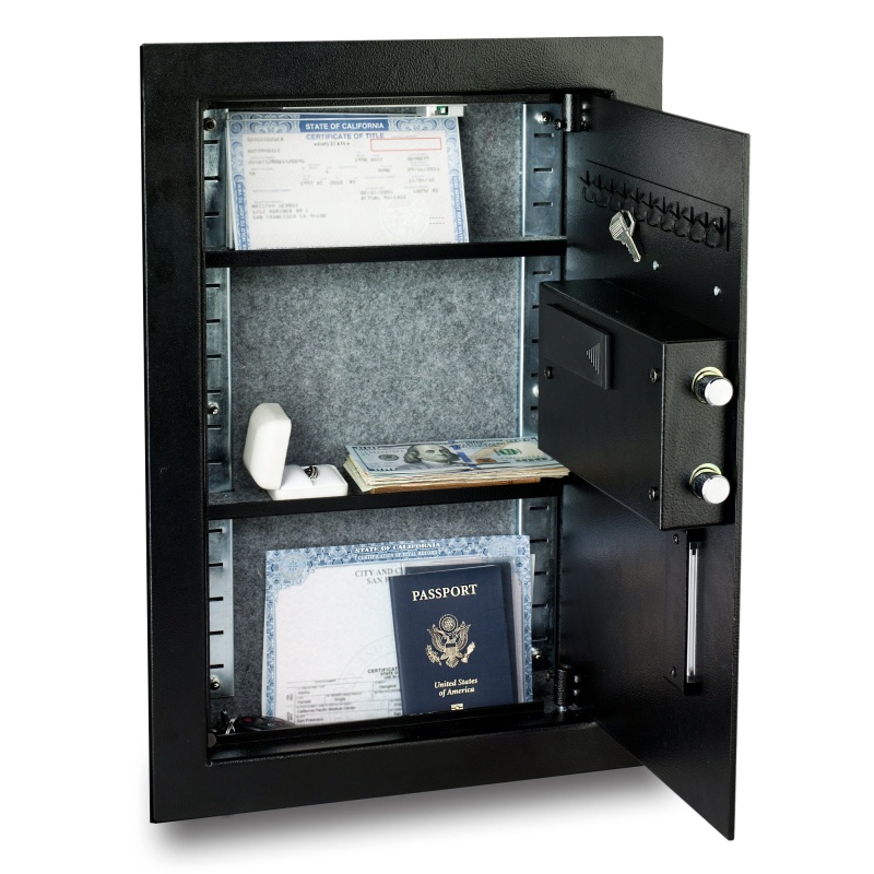 Viking VS-52BLR Biometric Fingerprint Hidden Wall Safe (VS-52BL) - Image 14