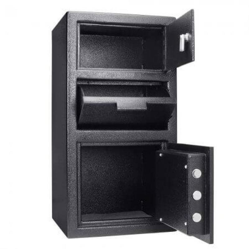 Barska AX13310 Front Loading Depository Safe with Top Locker - Image 2